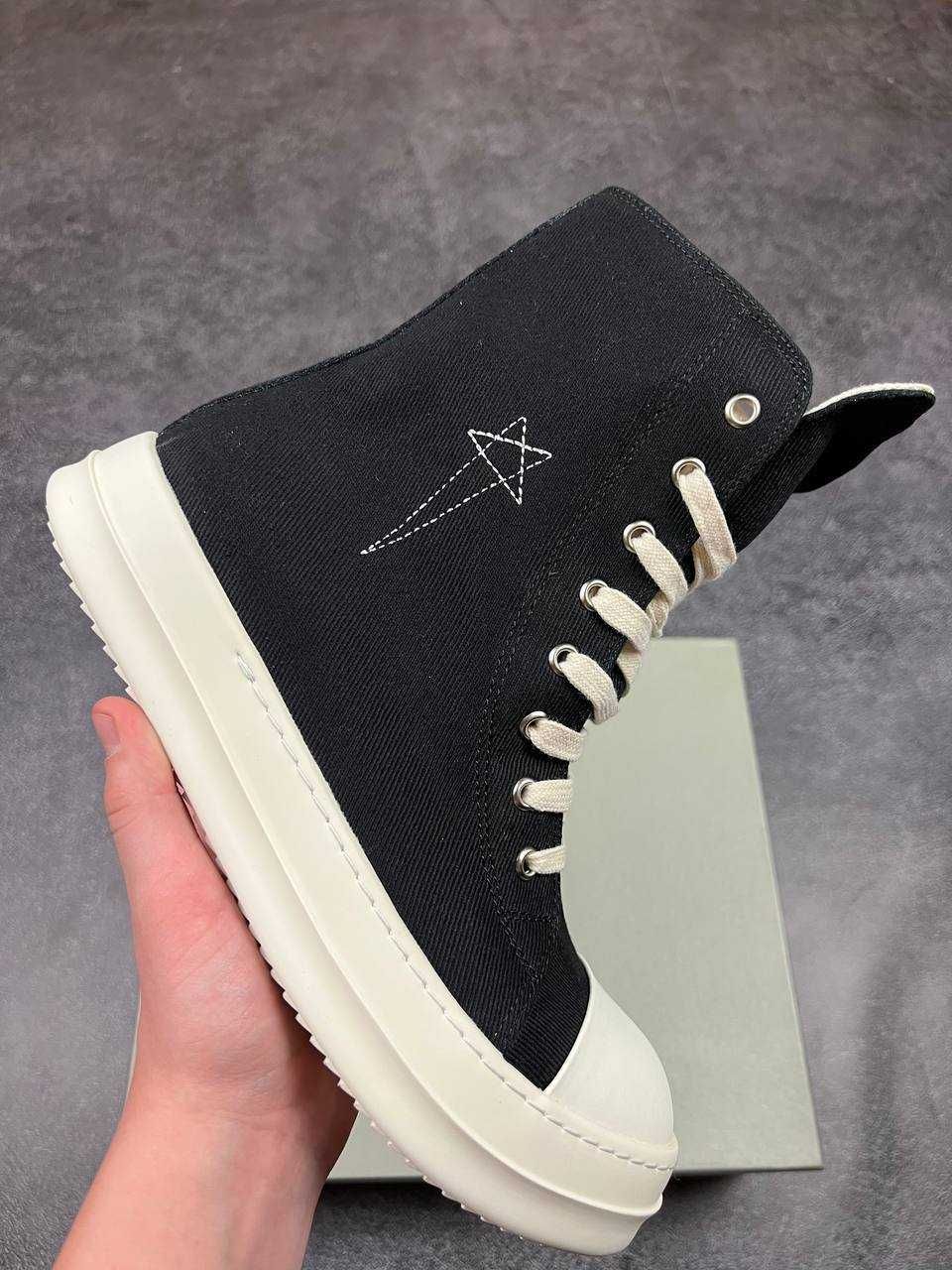 Rick Owens Ramones Black White Оригинал