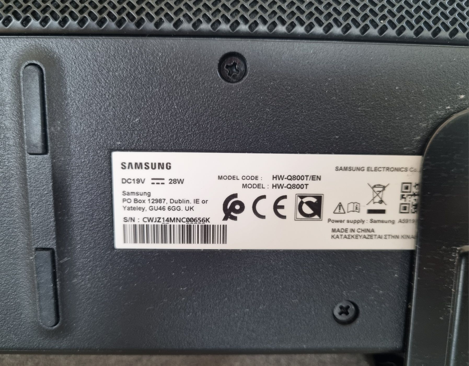 Soundbar Samsung HW-Q800T