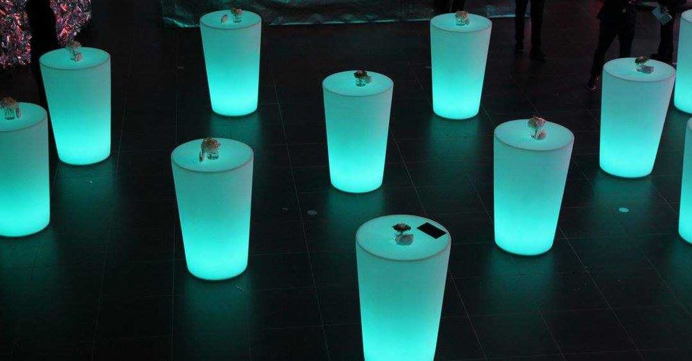Mobiliario led para bares
