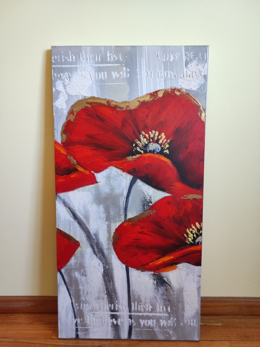 Quadro Floral com texturas