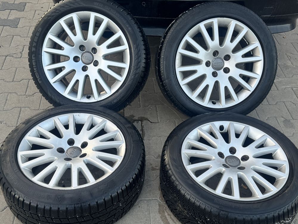 Felgi 5x112 od audi. 225/50 R17 w dobrym stanie
