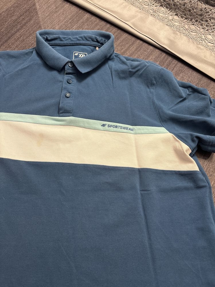 Polo koszulki męskie Reserved  4F krótki rękaw XL zestaw 2