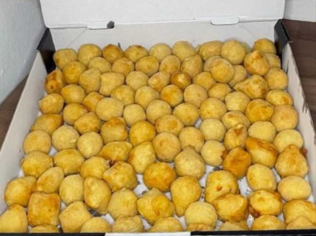 Salgados fritos e congelados