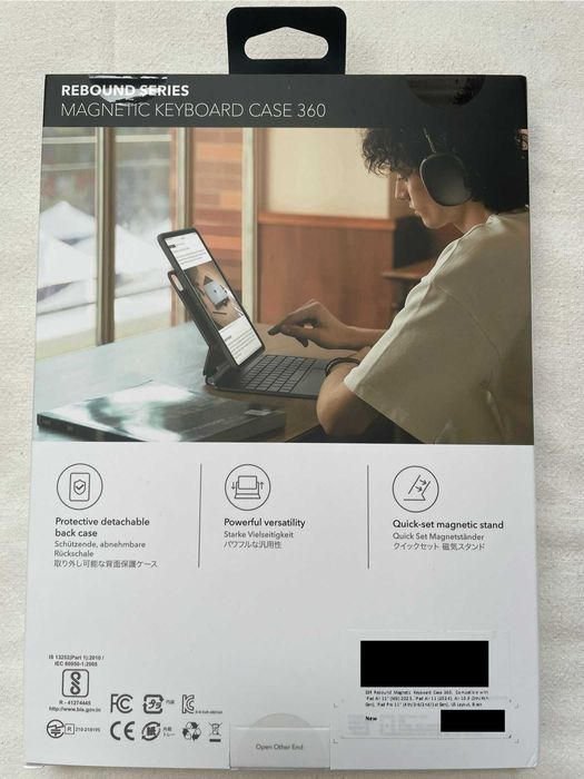ESR Rebound Magnetic Keyboard para iPad 10.9” ou 11"