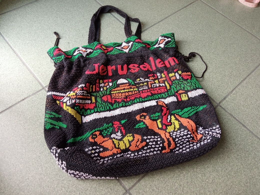 Сувенир подарок сумка бисер шопер Jerusalem