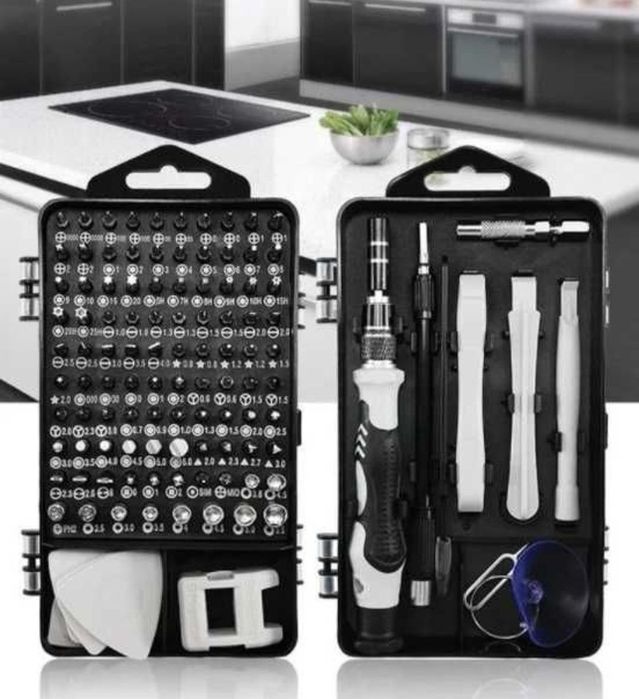 Набор отверток 115в1 для ремонта мобильных телефонов ноутов смартфонов