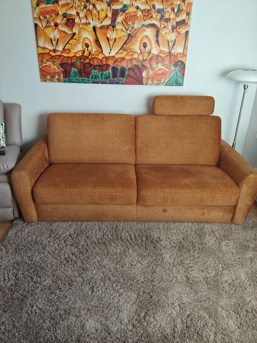 Okazja! Sofa 3 osobowa, stelaż włoski, materac szer.160 cm, gwarancja!