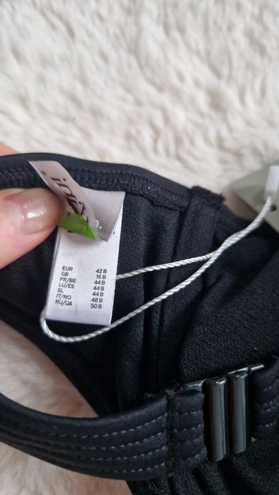 Czarny Biustonosz Kąpielowy Bench - Nowy z Metkami!