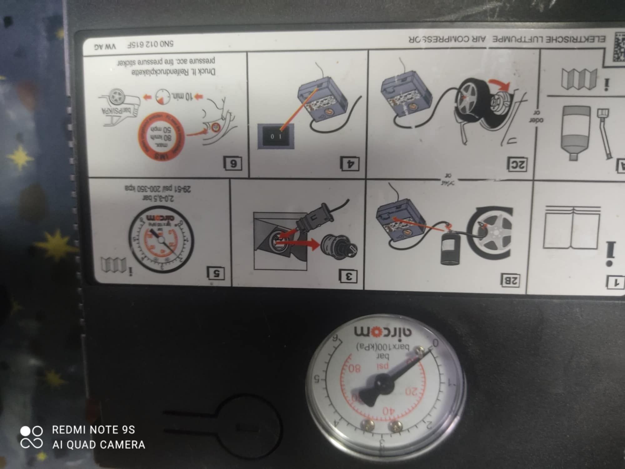 VW Grupo VAG Compressor de ar Novo