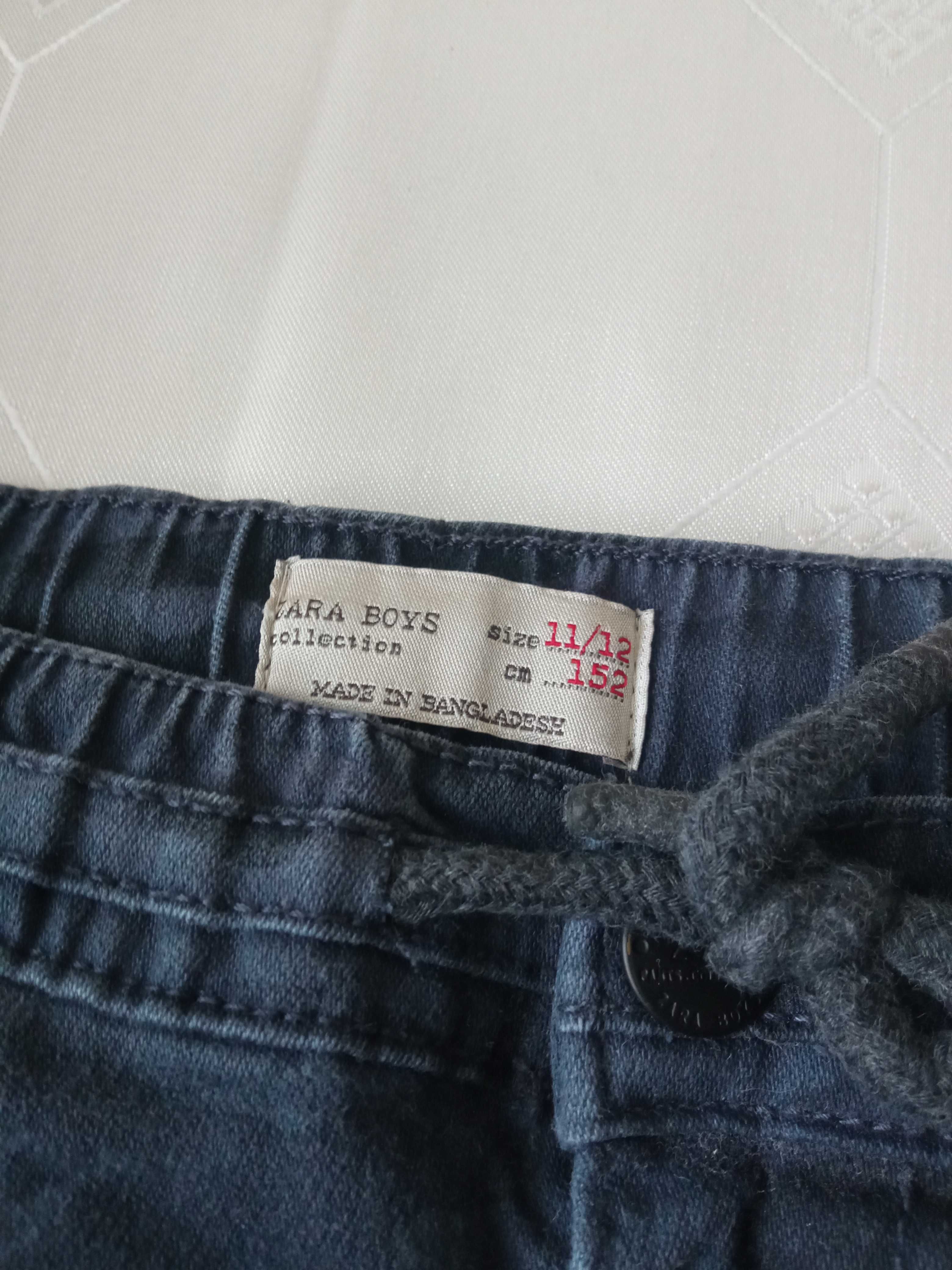 Zara Boys chłopięce spodnie bojówki r 152 pas 72-80cm