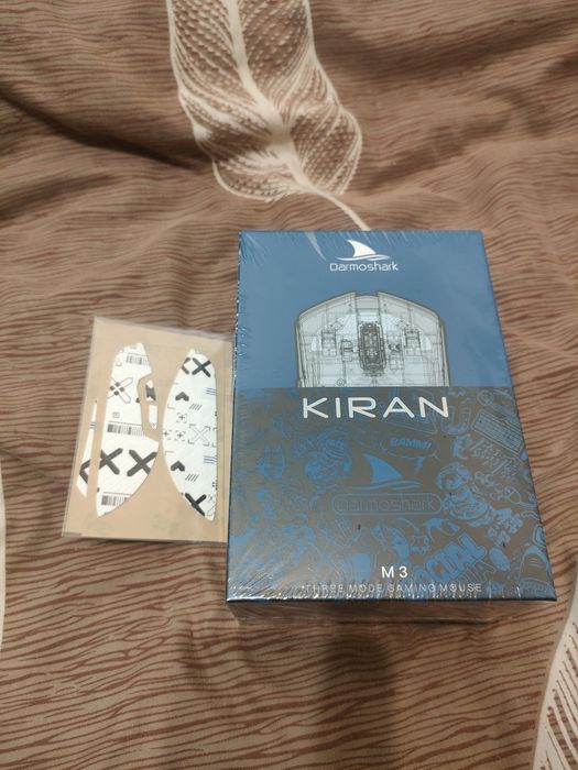 Топ геймер мышка Motospeed Darmoshark m3, сенсор3395,ПО,лёгкая+Подарок