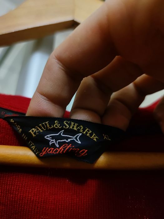 Sweter klasyczny XL Paul & Shark yachting XL wełna wełniany wool wełna