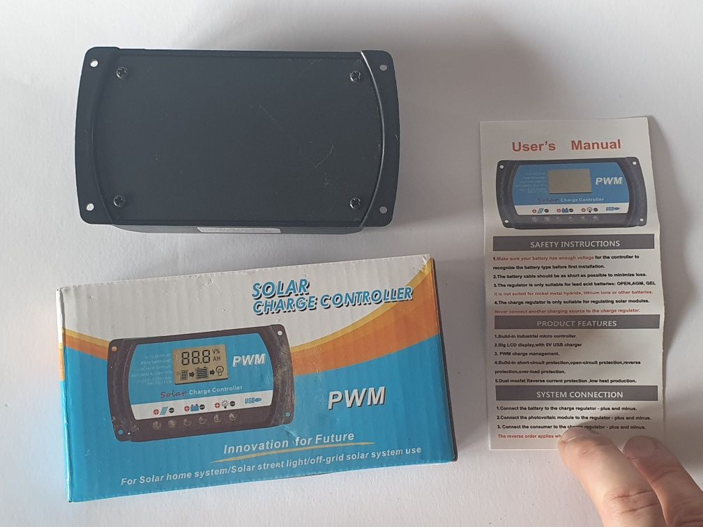 solar charger pwm зарядное устройство солнечная панель батарея agm gel
