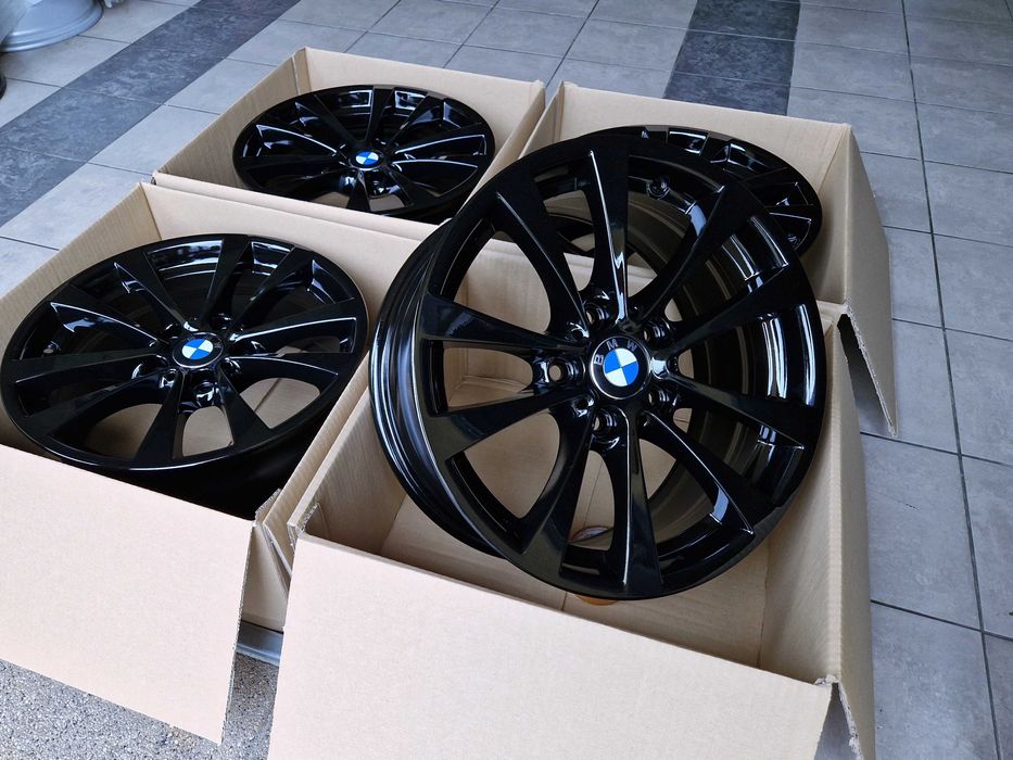 Alufelgi 17 5x120 BMW 1 3 X1 X3 F20 F30 E90 E46 E83 E84 E87 Czarne 46#