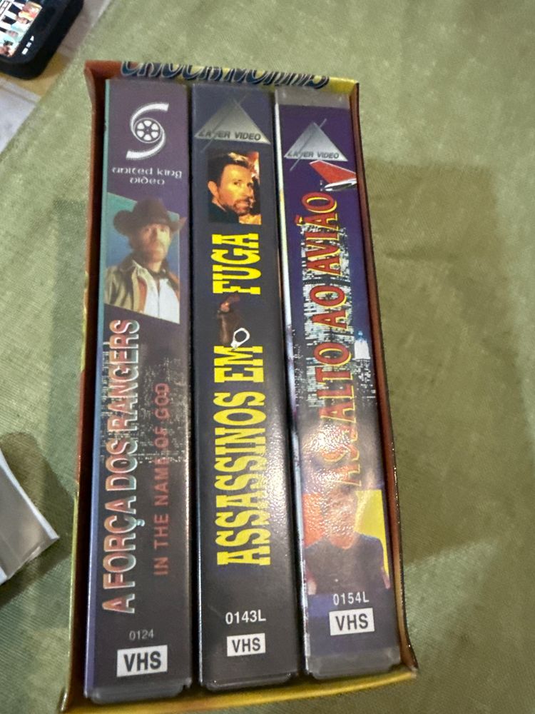 Coleção VHS Chuck Norris