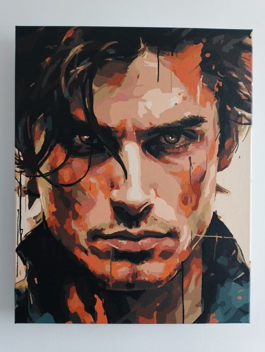 Obraz malowany ręcznie farbami akrylowymi