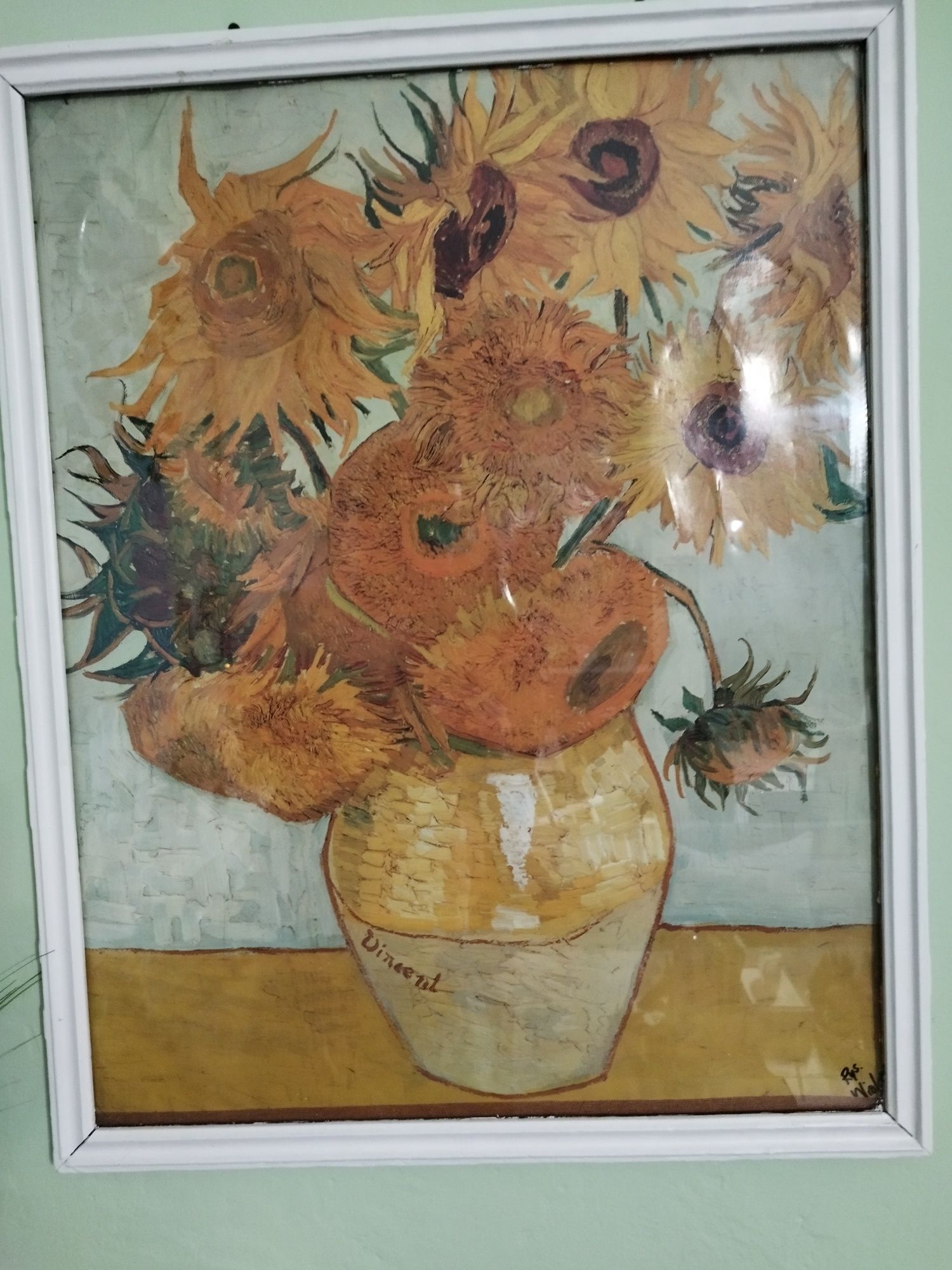 Obraz Vincenta van Gogha "Słoneczniki" kopia