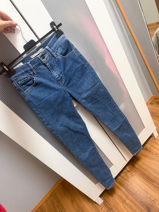 Jeansy spodnie damskie rurki XS Levi’S