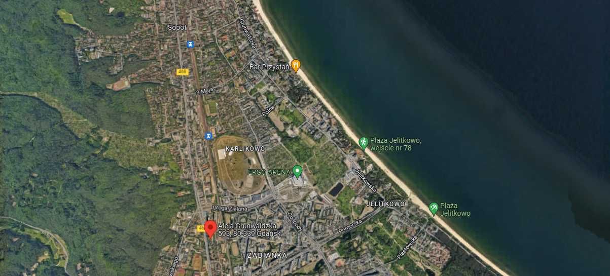 Apartament 2 pok. OLIWA-SOPOT/PKP/SKM/Balkon/Parking/Super miejscówka