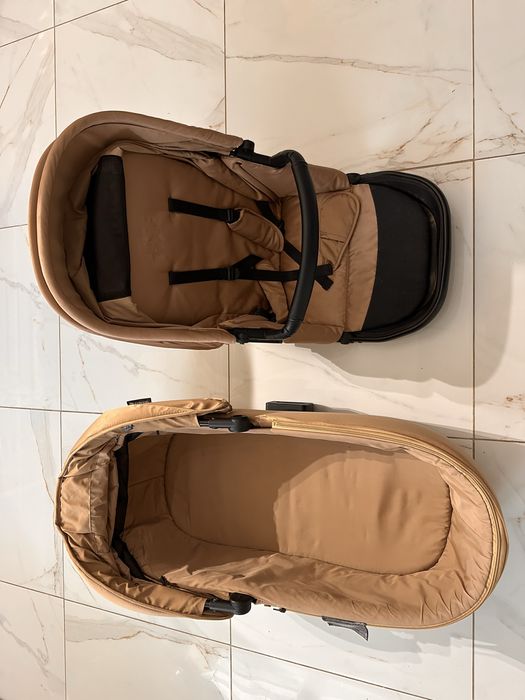 Kinderkraft Wózek Wielofunkcyjny 2w1 Spacerówka Gondola PRIME 2 Beżowy