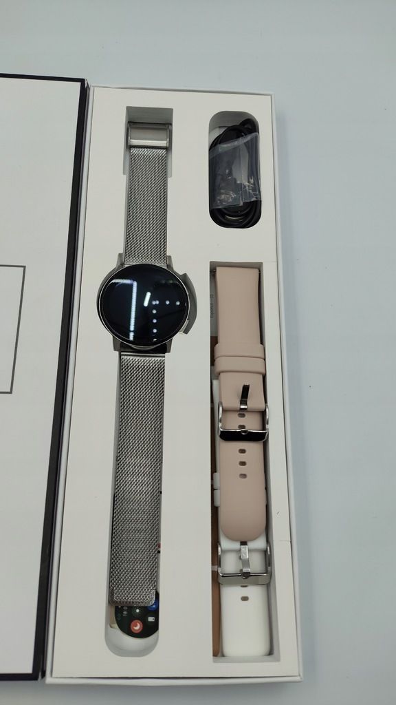 Erkwei Smartwatch damski z Bluetooth z krokomierzem, monitorem tętna