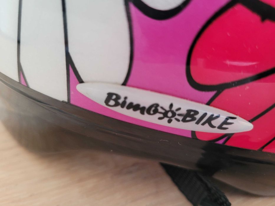 Kask rowerowy Bimbo Bike roz. M 53-54 cm plus ochraniacze