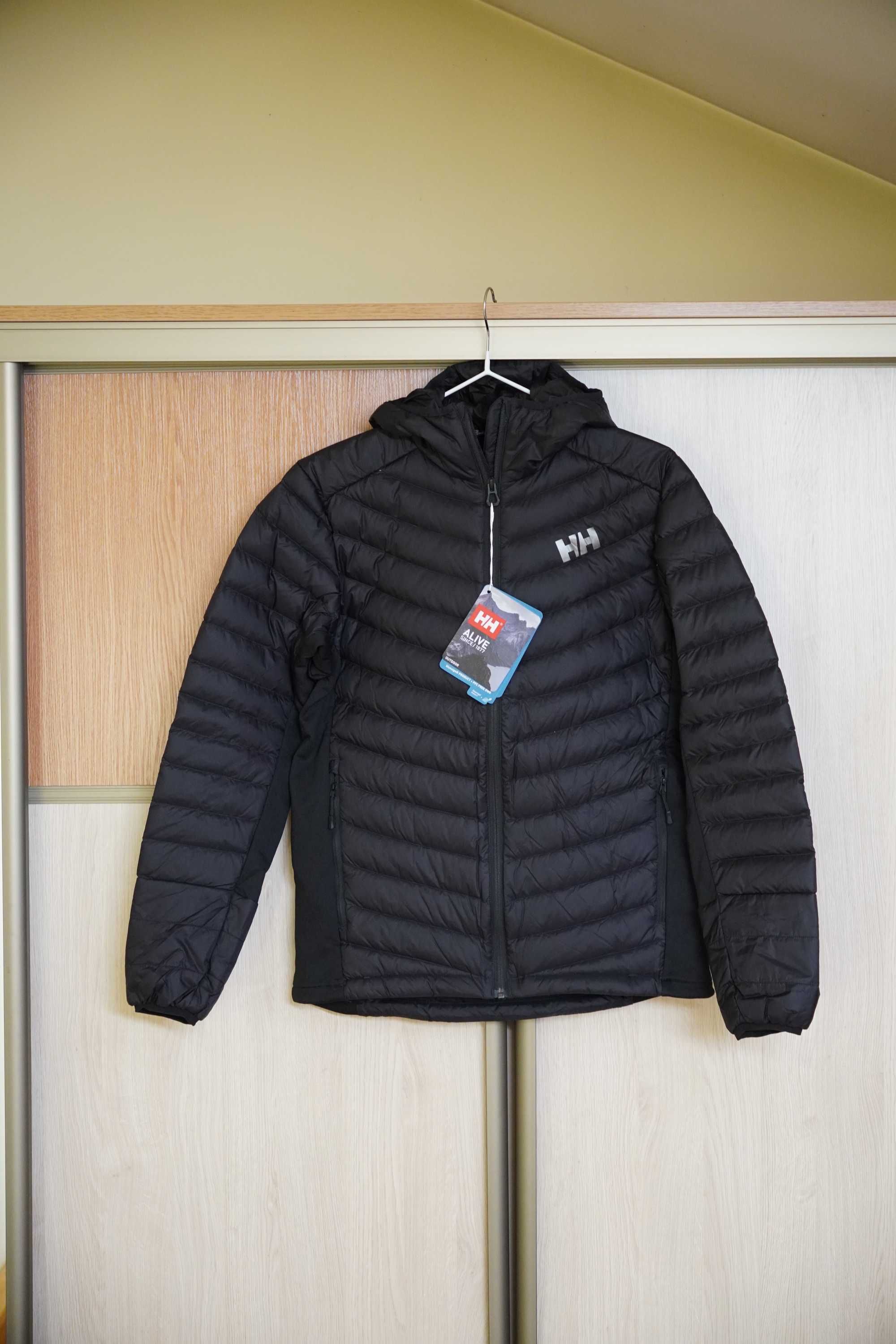 Kurtka Zimowa Helly Hansen Verglas Hybrid Ins Hooded Down, Czarna M