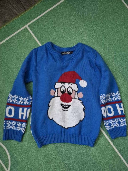Новогодний свитер для мальчика 7-8 лет