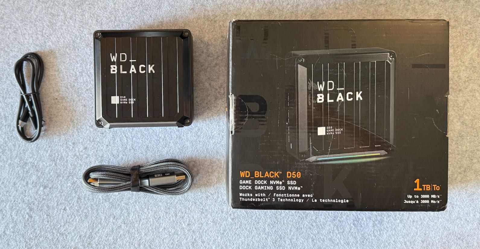 HUB WD BLACK D50 GAME DOCK | Thunderbolt 3 | DP | USB-C