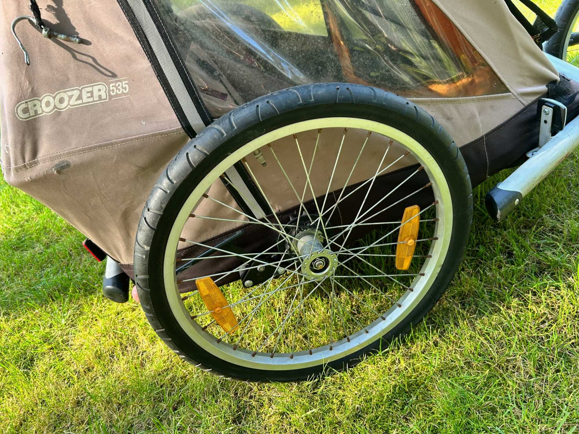 Przyczepka rowerowa 2 osobowa Croozer 535