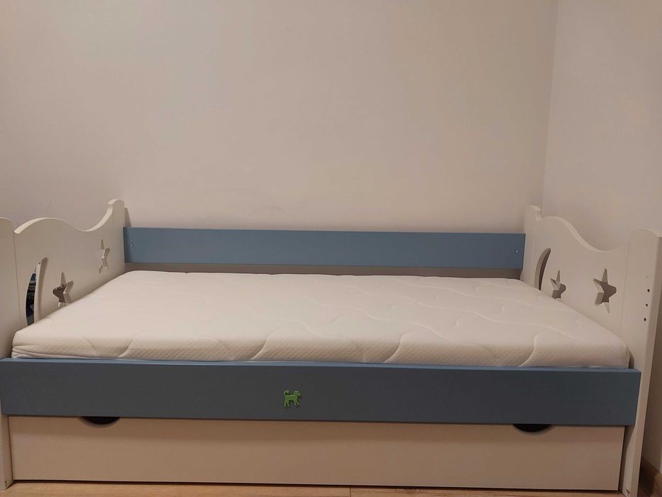 Łóżko dziecięce 140x70 + materac Hilding Dobranocka