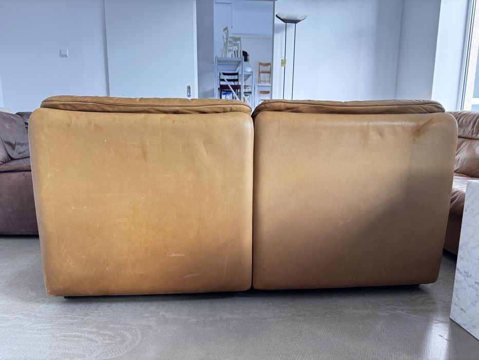 Kanapa skórzana karmelowa  DeSeDe