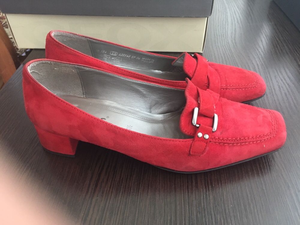 Туфли Gabor 38 размер красного цвета