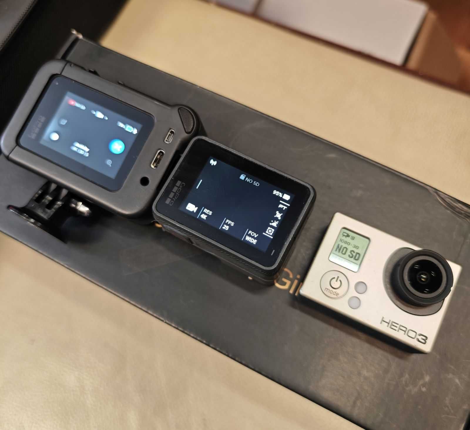 Kamery GoPro 3, 5 i 8 + gimbale + akcesoria, sprawne, Poznań!