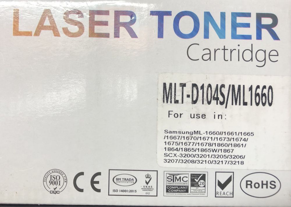 Toner laser samsung ML 1660 i inne nowy