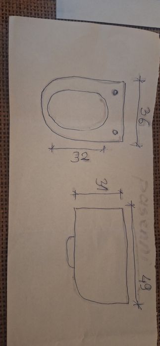 Miski wc muszle wiszące