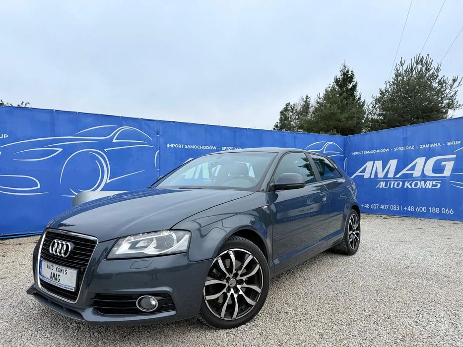 Audi A3 3-drzwiowe S-Line*Książki*2xKluczyk*Czujniki*Klima*Radio*Gwarancja w cenie*