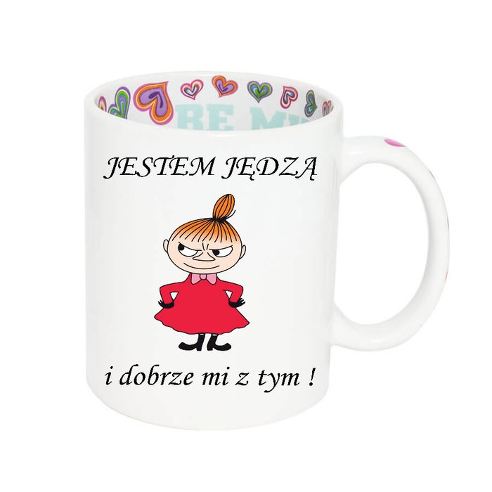 Kubek z nadrukiem Mała Mi,  Śmieszne, BI-LOVE-MI-029