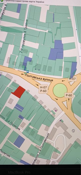 Продаж землі комерційного призначення вул. Полтавська 105-а (0,0634 Га