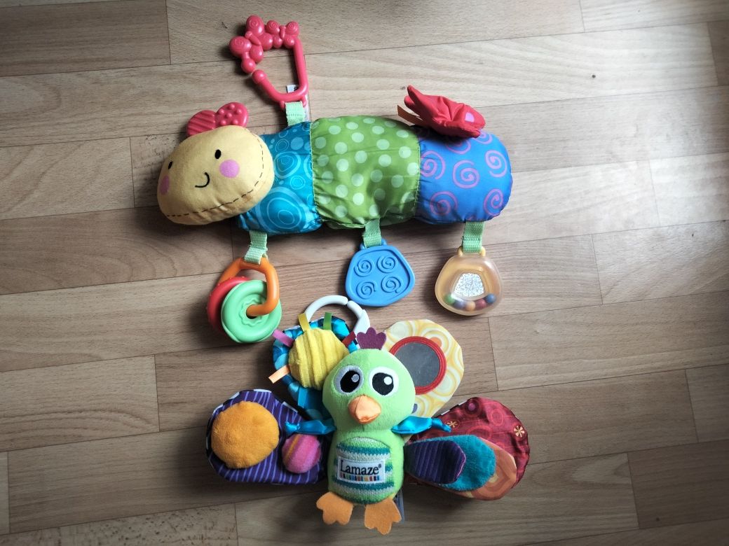 игрушка на коляску погремушка fisher price птичка lamaze