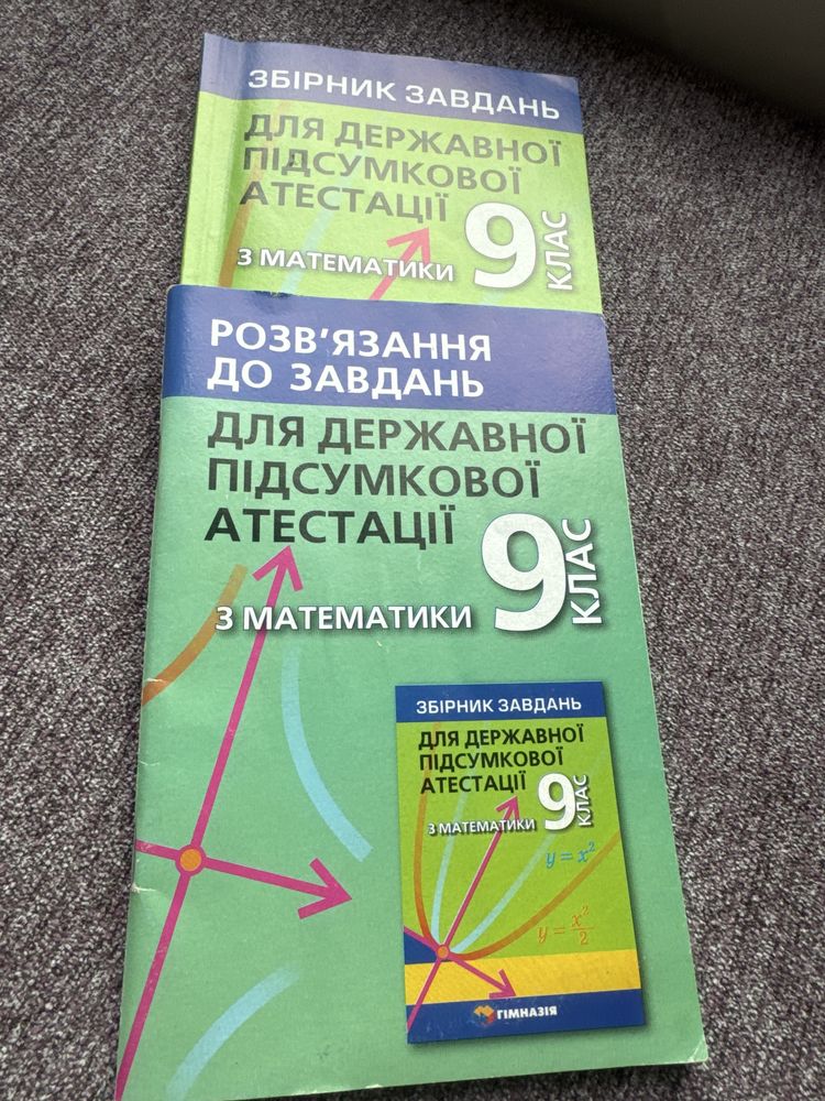 Збірник + Розвʼязання ДПА з математики 9 клас