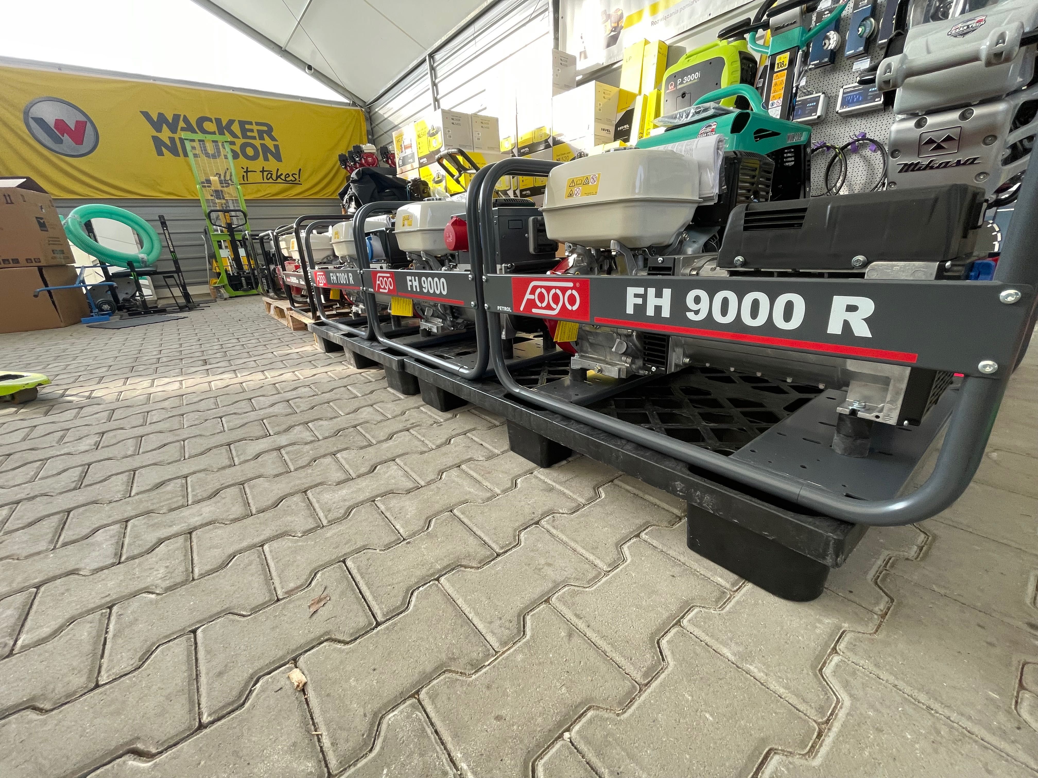Agregat prądotwórczy Fogo FH 9000 R /AVR stabilizacja Honda GX Nowy FV