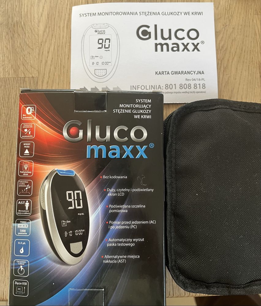 Gluco Max - przyrzad do badania glukozy we krwi