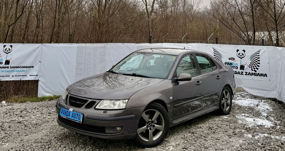 Saab 9-3 2.0T ~ 200KM ~ 2007 ~ Skóry ~ Klima ~ Hak ~ Alufelgi