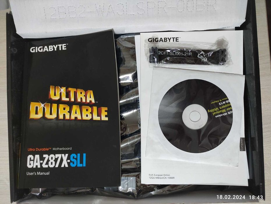 Материнску плату Gigabyte GA-Z87X-SLI