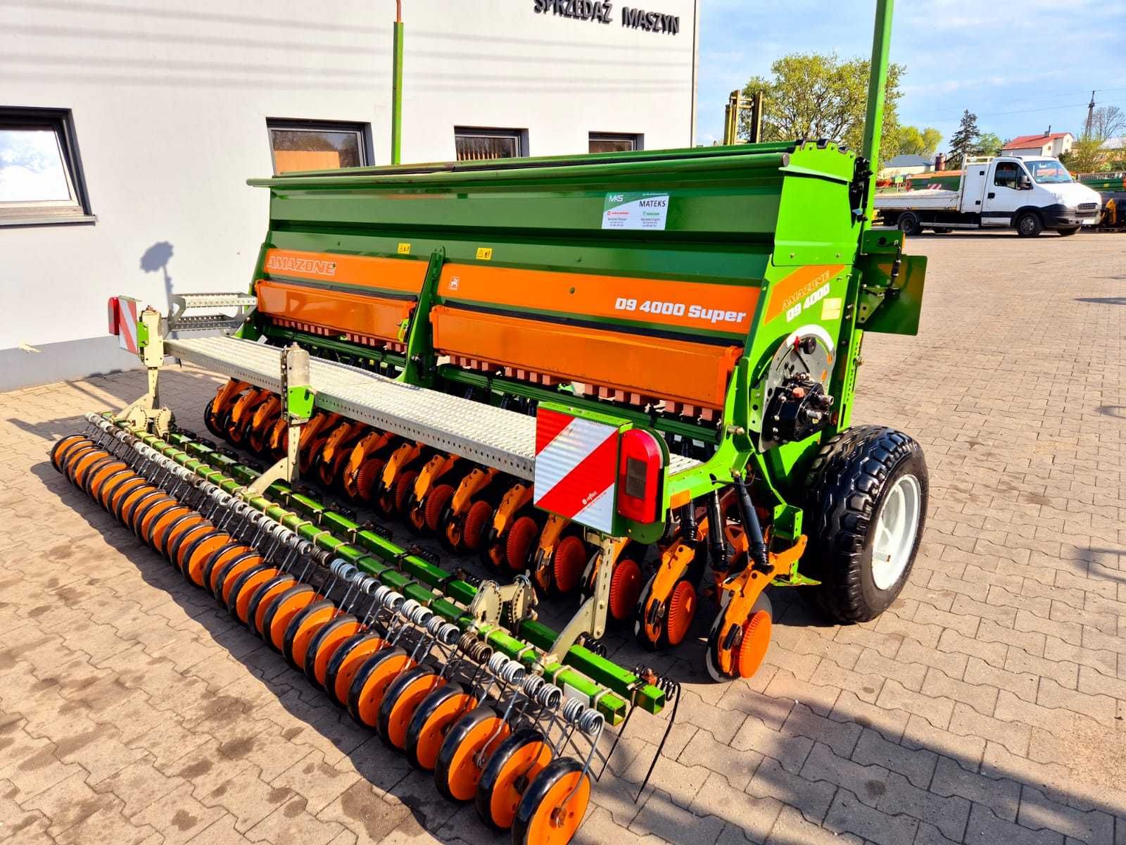 Siewnik Amazone D9 4000 Super RoTec talerzowy + kółka 2014r Znaczniki