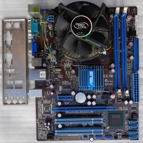 Комплект 4-е ядра Intel Xeon L5420/Asus P5G41-M LX2/GB (DDR2)