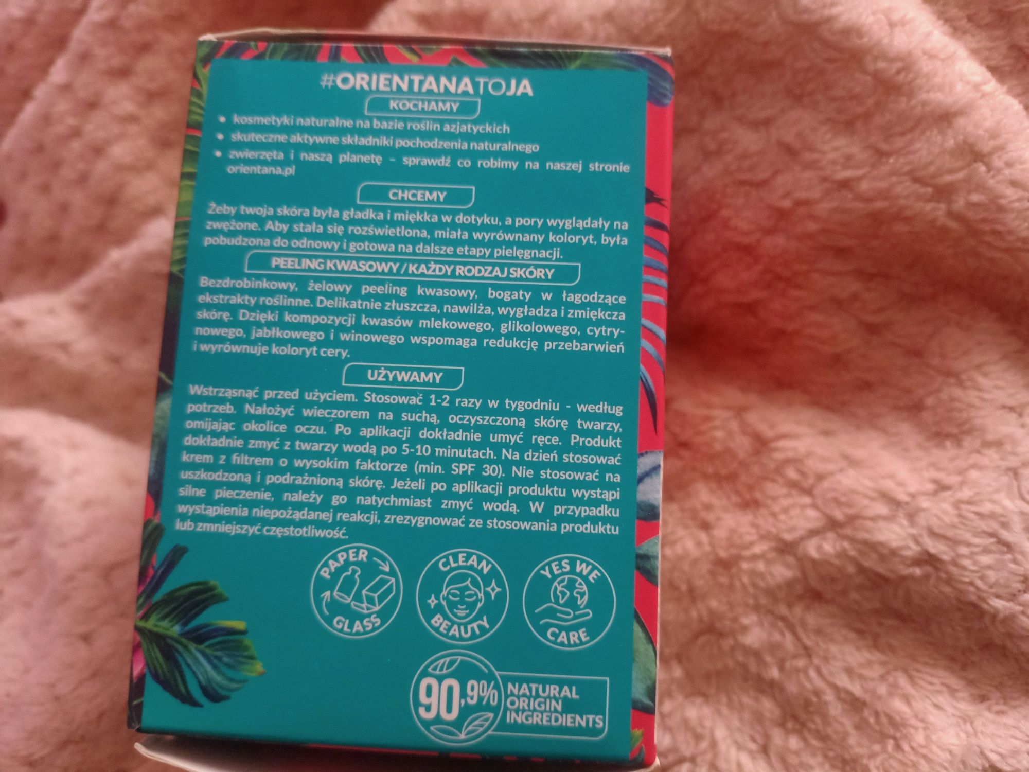 Orientana Hello Daktyl peeling kwasowy do twarzy