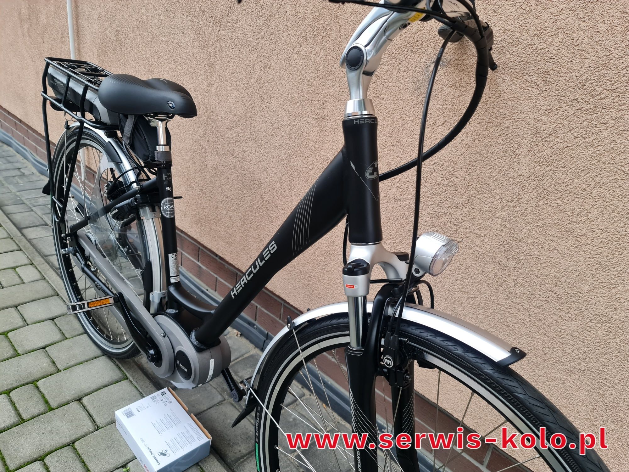 Rower damski damka elektryczny BOSCH HERCULES koła 28 SHIMANO NEXUS