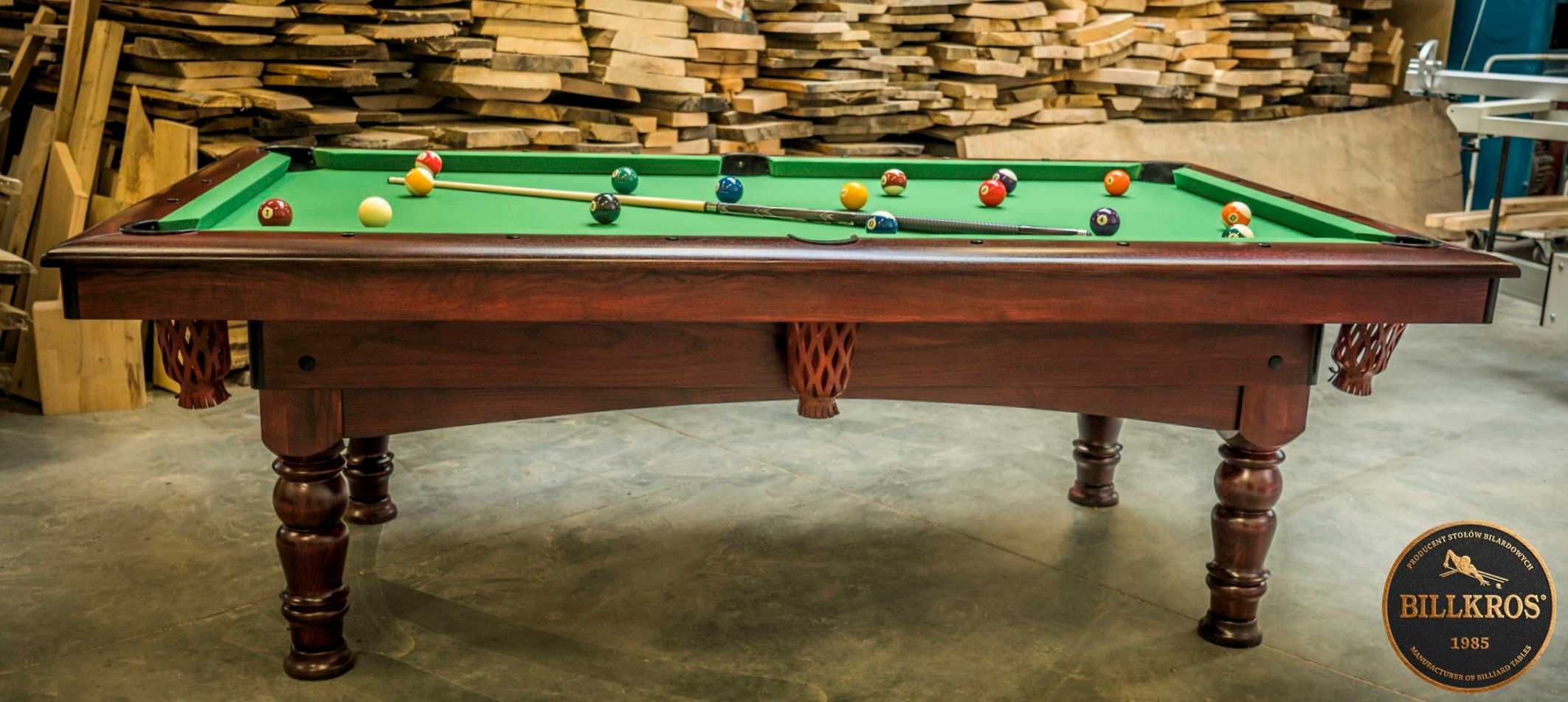 Bilard stół bilardowy Lider 8FT drewniany kamień BILLKROS - Producent